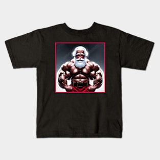 MUSCLE SANTA #1 Kids T-Shirt